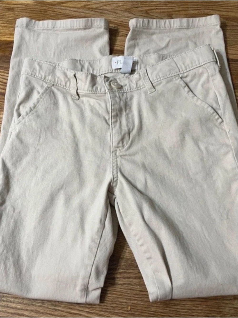 Place Neutral Beige/Tan Casual Pants